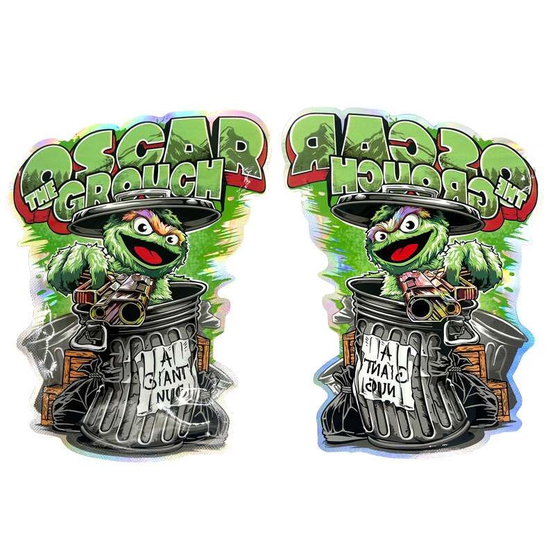 100/200Stk. Alugips Oscar The Grouch Design 10x13.3cm - Grips von gripdealer.ch - Nur CHF 39.90! Jetzt bei GripDealer