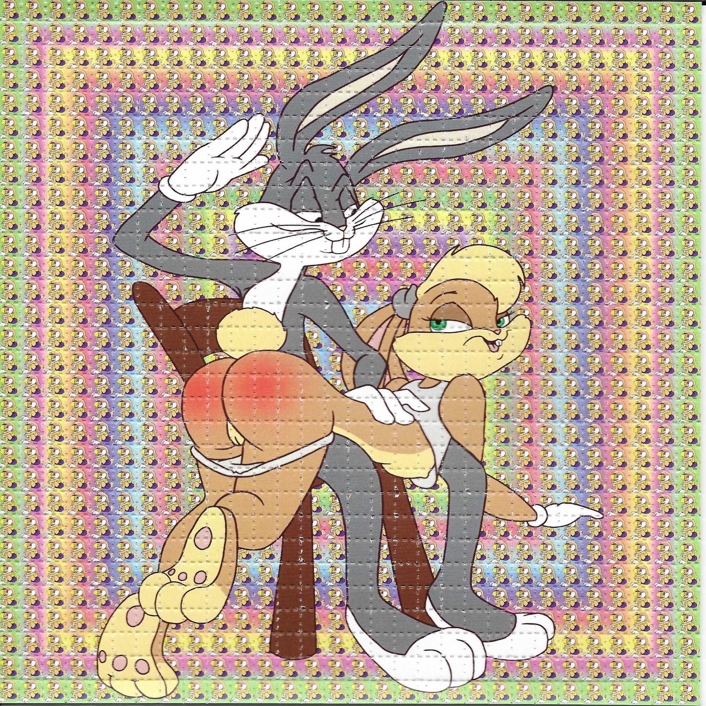 LSD Blotter Kunst Bugs Bunny Spank Design 19x19cm - LSD Blotter von gripdealer.ch - Nur CHF 69.90! Jetzt bei GripDealer