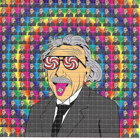 LSD Blotter Kunst Crazy Einstein Design 19x19cm - LSD Blotter von gripdealer.ch - Nur CHF 69.90! Jetzt bei GripDealer