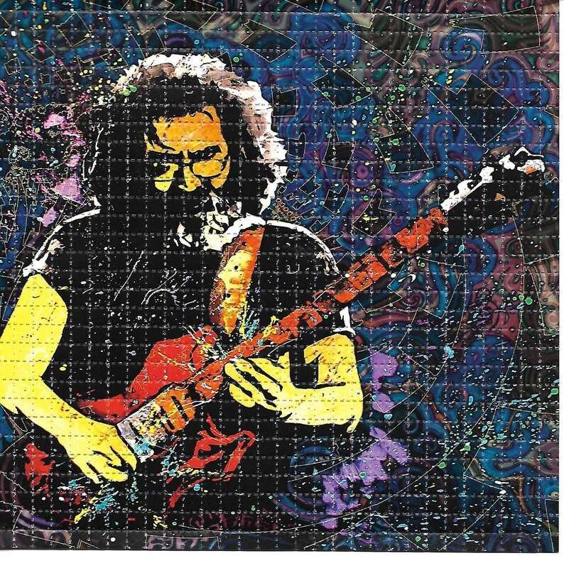 LSD Blotter Kunst Jerry Guitar Design 19x19cm - LSD Blotter von gripdealer.ch - Nur CHF 69.90! Jetzt bei GripDealer