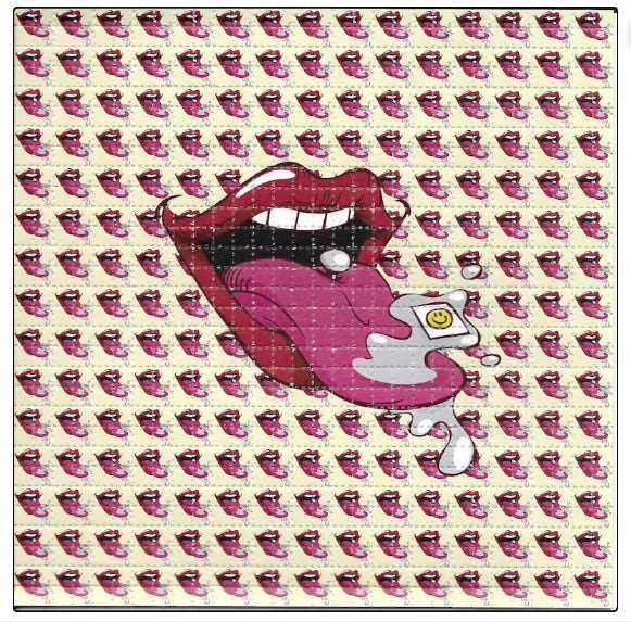 LSD Blotter Kunst Roling Tab Design 19x19cm -  von gripdealer.ch - Nur CHF 69.90! Jetzt bei GripDealer