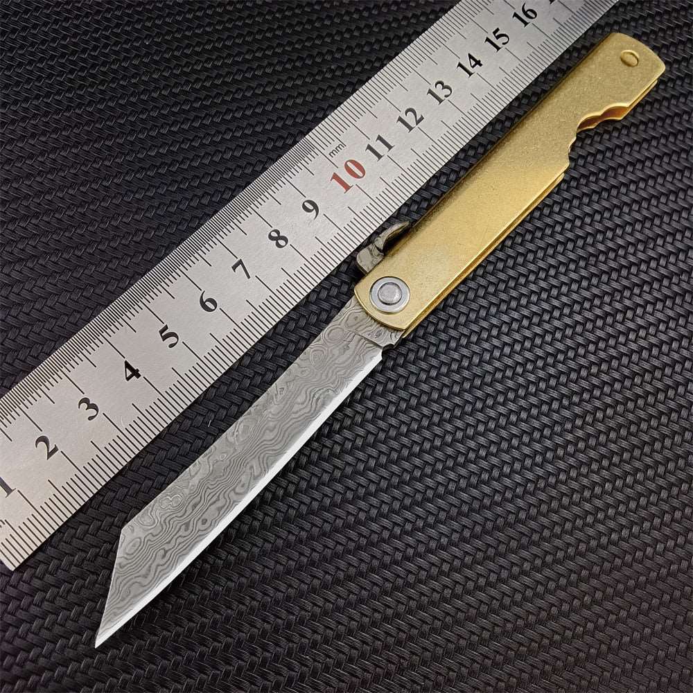 Messer Higonokami Damast-Stahl 7.7cm Klinge - Messer von gripdealer.ch - Nur CHF 39.90! Jetzt bei GripDealer