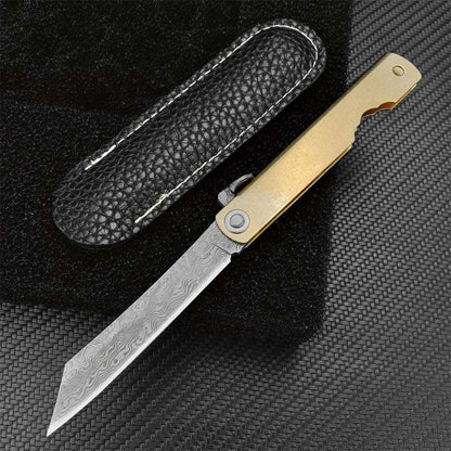 Messer Higonokami Damast-Stahl 7.7cm Klinge - Messer von gripdealer.ch - Nur CHF 39.90! Jetzt bei GripDealer